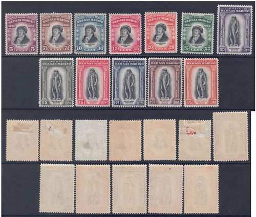 San marino 1935 centenary - marino,